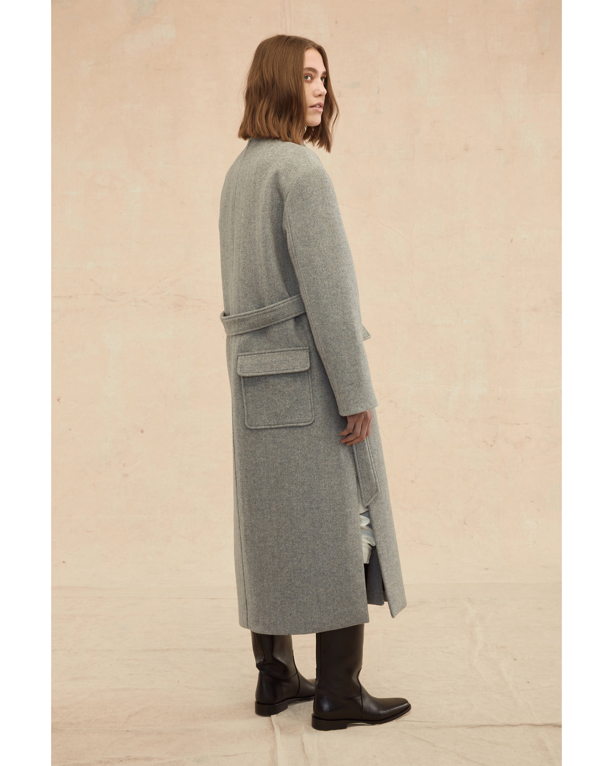 Baylor Double Breasted Wool Overcoat | MARISSA WEBB