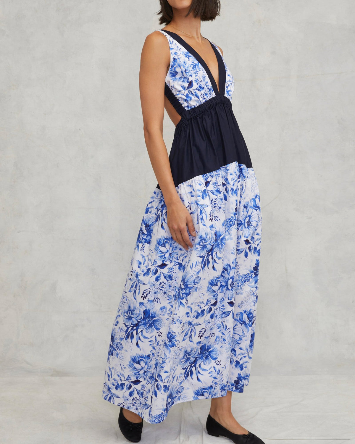 Floral Printed Maxi Dress