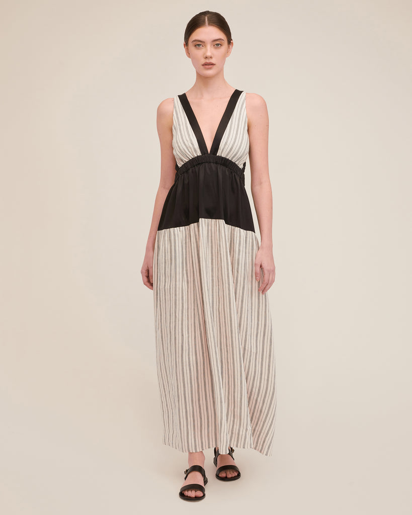 Zoe Stripe Maxi Dress | MARISSA WEBB