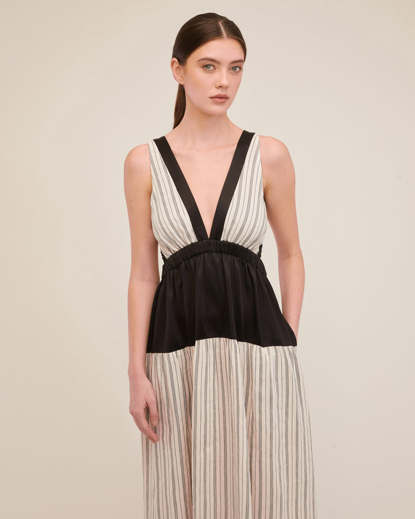 Zoe Stripe Maxi Dress | MARISSA WEBB