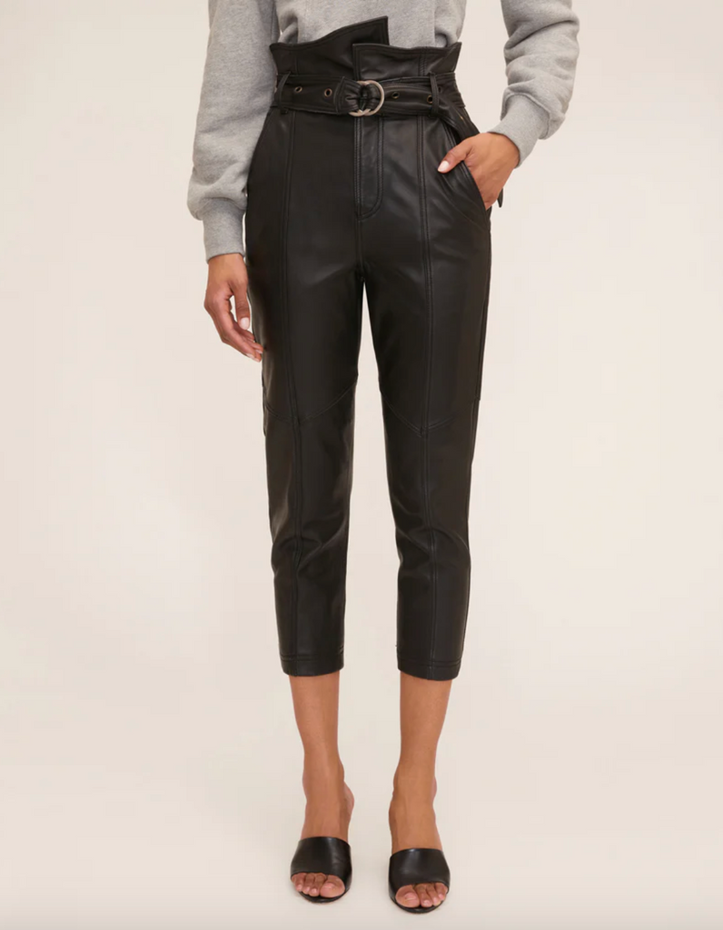 Leather Pant in Black