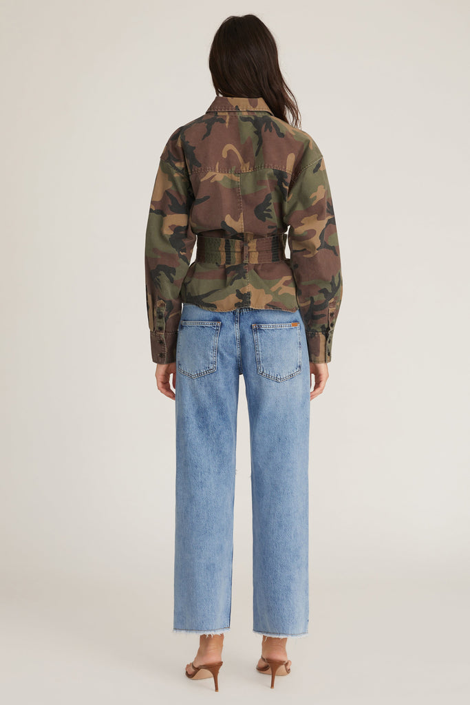 Skylar Camo Canvas Tunic Top