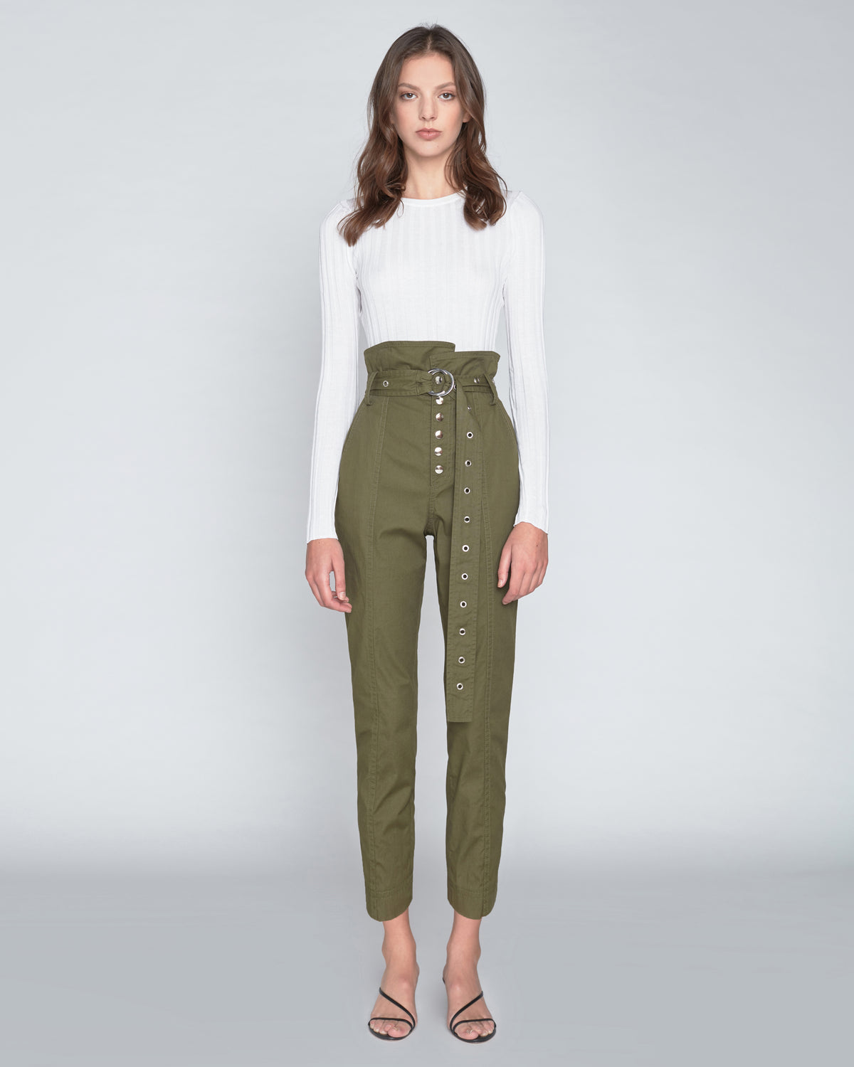 Gia Ankle Length Pant in Forest
