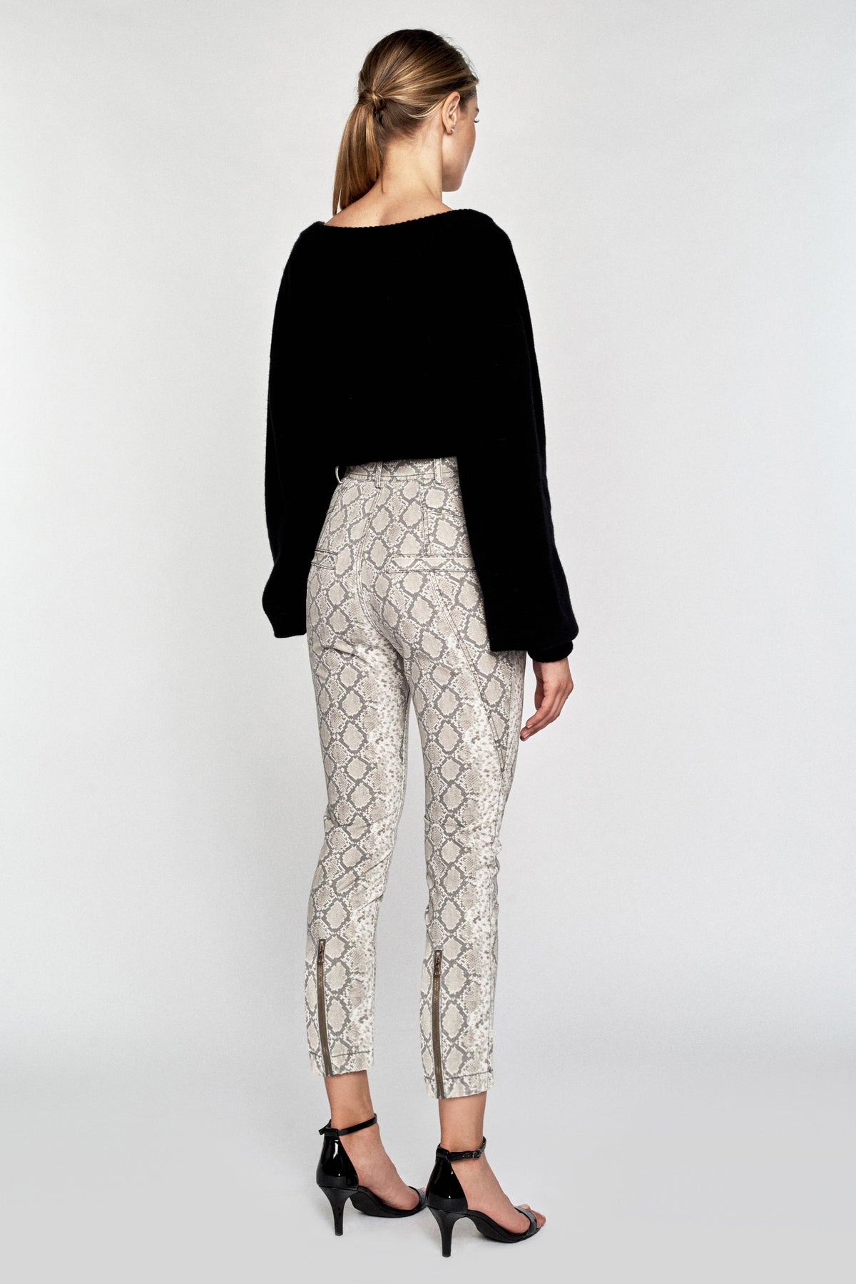 Josh Python Print Canvas Pant
