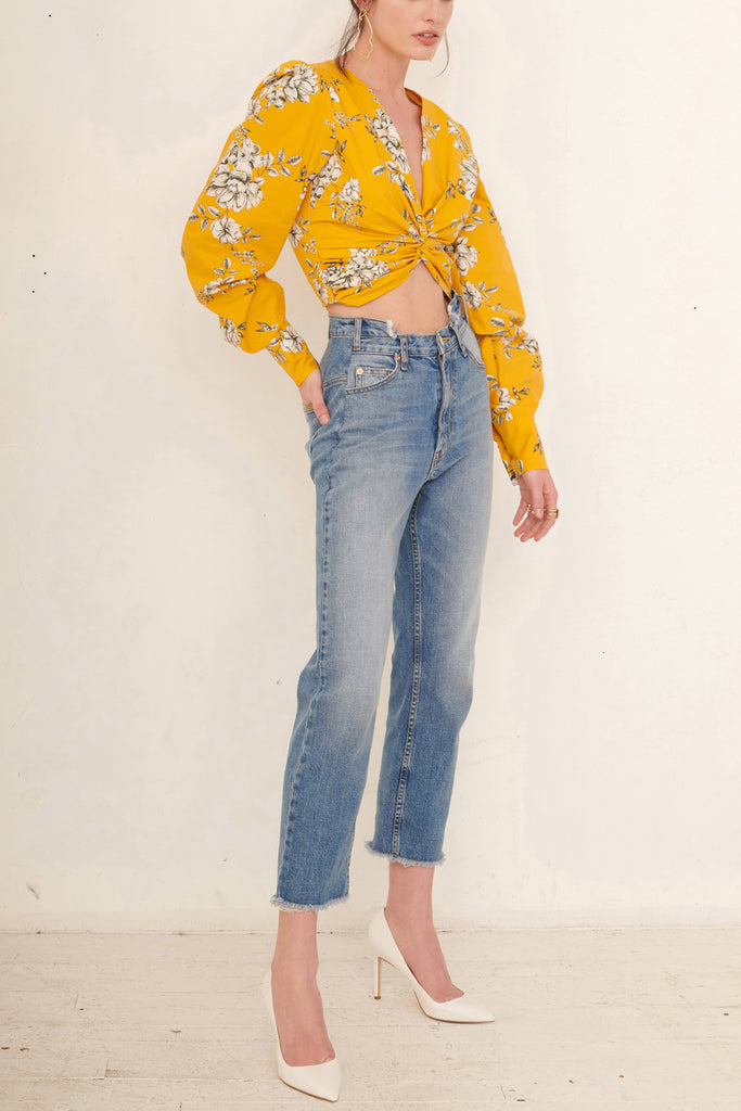 Karlee Twist Print Top