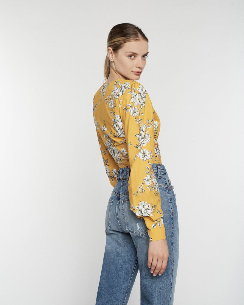 Karlee Twist Print Top