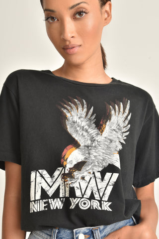 Eagle Graphic Tee_Black_Front 3