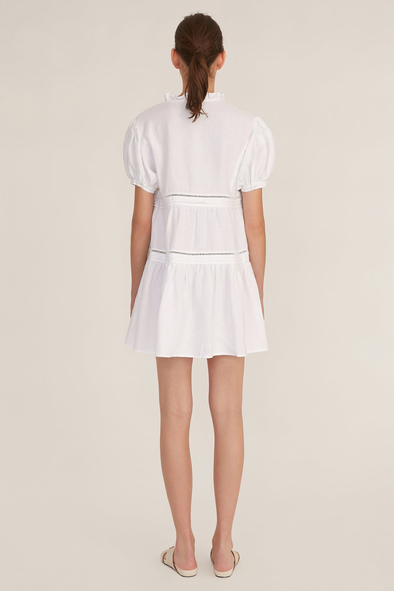 Quincy Linen Tie-Front Mini Dress | MARISSA WEBB Quincy Linen Tie-Front Mini Dress | MARISSA WEBB