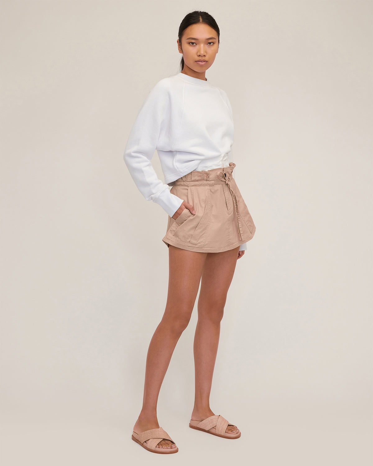 Layla Contrast Corset Cargo Skirt | MARISSA WEBB