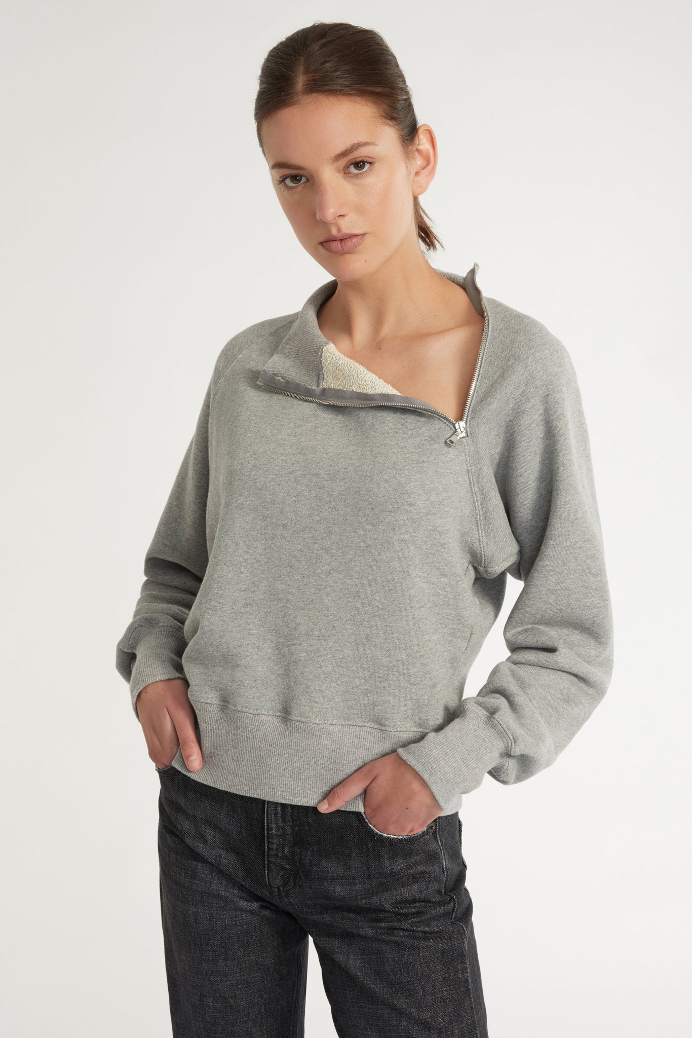 All saints bella online zip sweatshirt