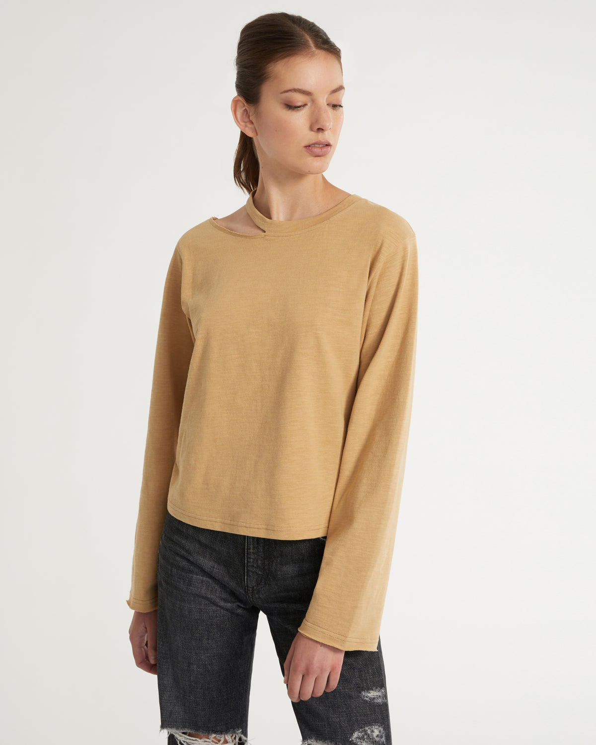 Tate Cut Out Long Sleeve in Sedona