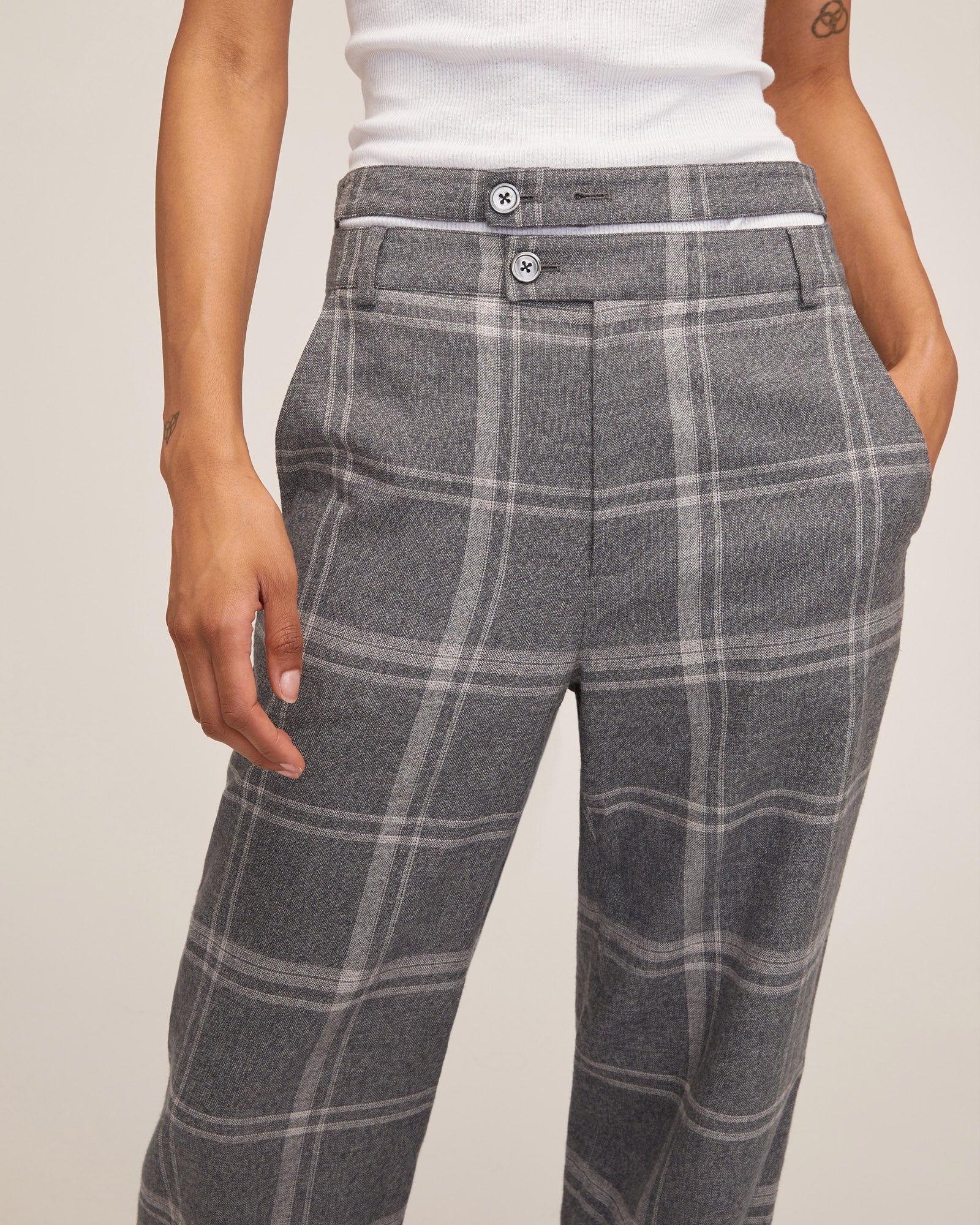 Women Western Trending & New Collection Winter and Summer Plaid Trousers